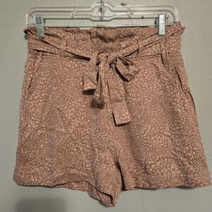 Thread & Supply High Waist Tan Shorts
